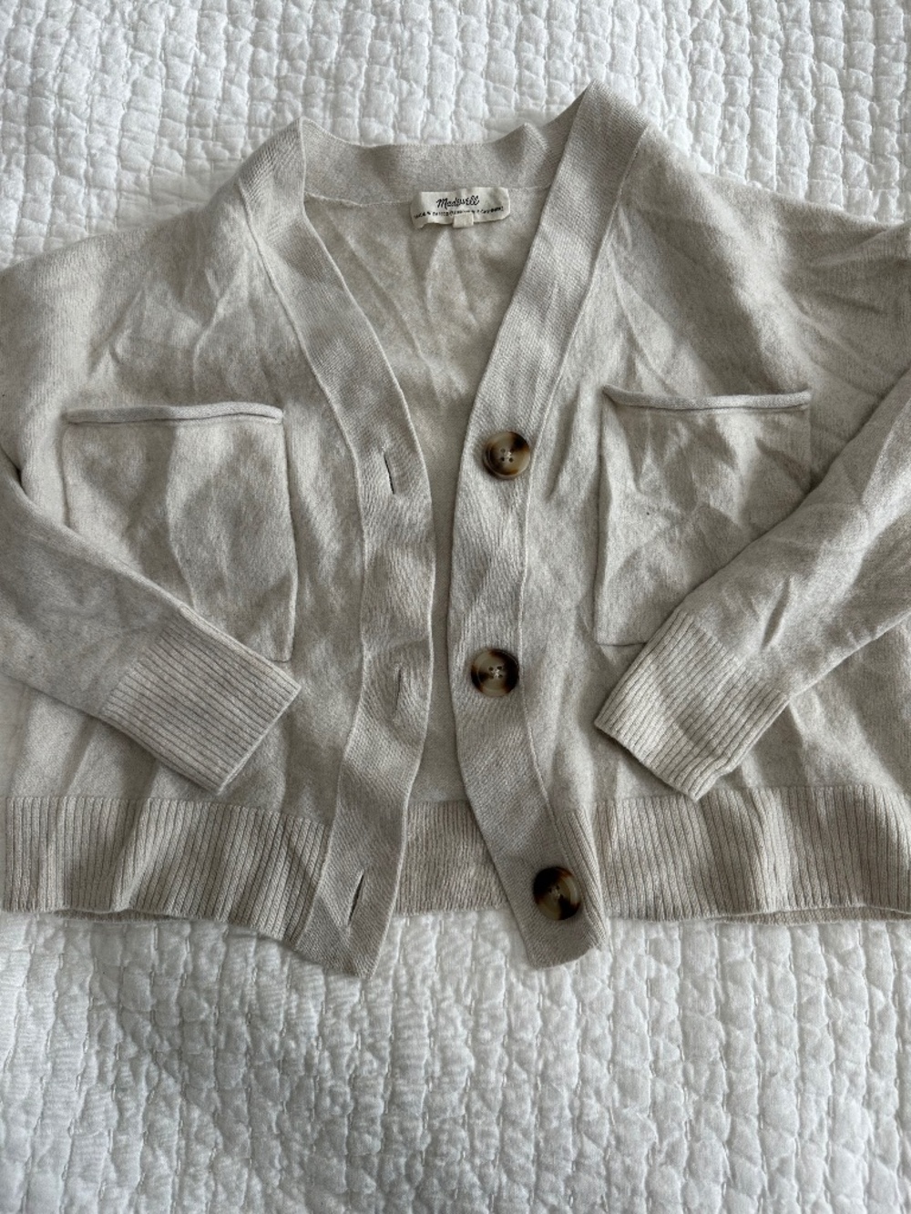 Madewell 100% Cashmere Sweater XS Cardigan